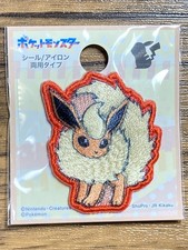 Pocket Monsters Official Seal/ Iron On Patch Flareon Pokemon JAPAN LIMITED