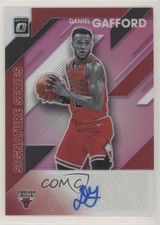 2019-20 Donruss Optic Signature Series Pink Prizm 24/25 Daniel Gafford Auto 02ez