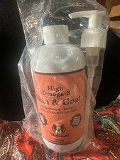 High Omega-3 Skin Coat oil, pump bottle, 16 fl oz 473ml - Brand new