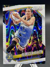 2025 Panini Prizm WNBA #67 Rebecca Allen White Seismic Prizms 2