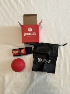 Boxbollen Boxball Reflex Punching Ball Fitness Game W/Headband NEW