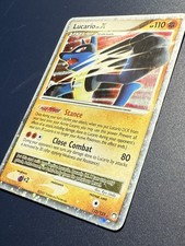 Lucario LV.X 122/123 Mysterious Treasures Holo MP 2007 HOLO BLEED + BORDER SWIRL on eBay