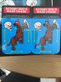 Scooby Doo's Maze Chase Intellivision - Complete w/ Manual & Overlays