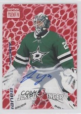 2020-21 Skybox Metal Universe 1997-98 Retro Star Rubies Jake Oettinger Auto au7