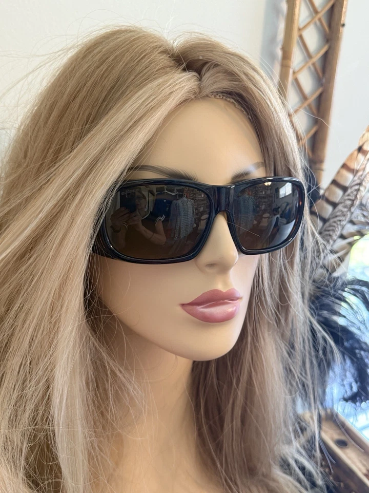 Eagle Eyes Fit-Ons Tortoise #10036 6672 Sports Wrap Side Shield Sunglasses EUC - Image 2 of 4