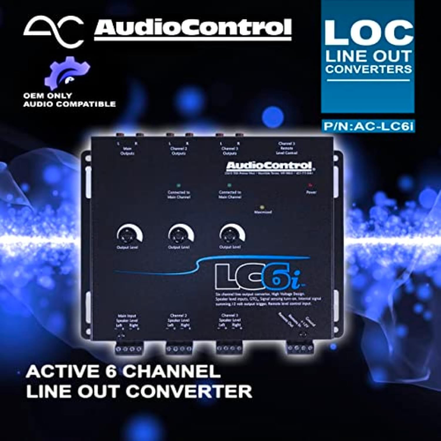 AudioControl LC6i 6-Channel Line Out Converter – Clean Sound & Internal Summing