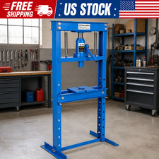 Hydraulic Shop Press Heavy Duty H-frame Floor Press With Movable Plates Ton 12 Hydraulic Shop Press Heavy Duty H-frame Floor Press With Movable Plates Ton 12