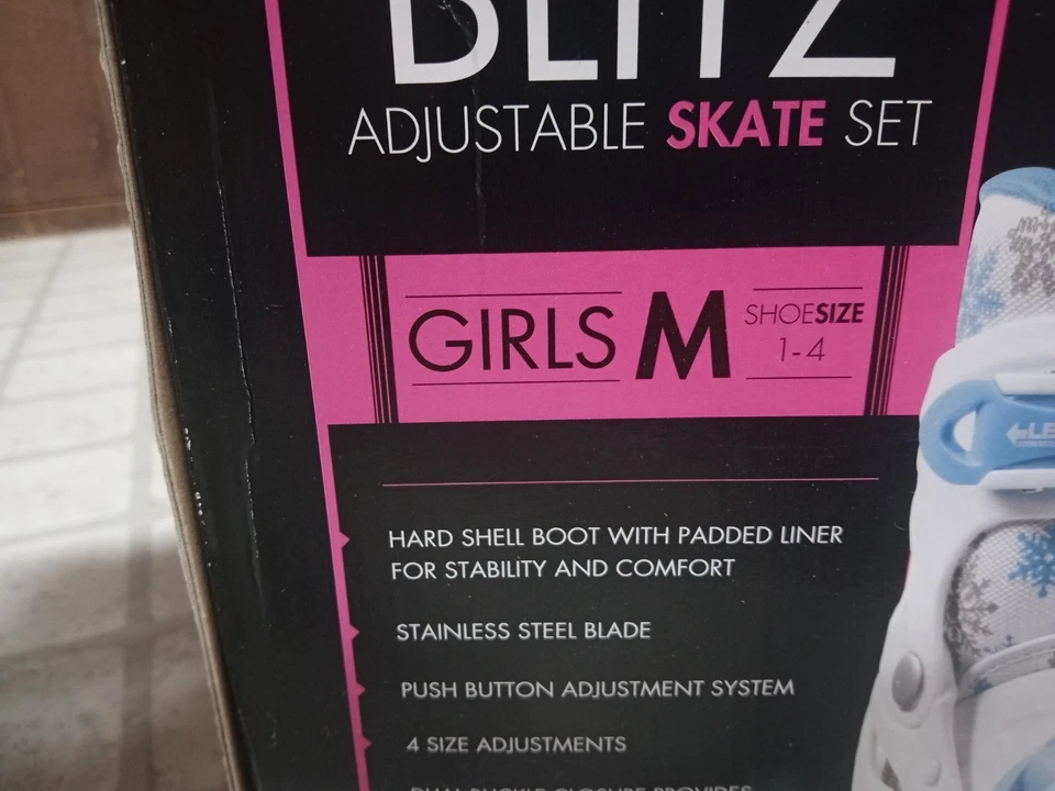 Patines de hielo DBX para niñas talla 1-4 Foto 2 de 4