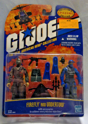 Hasbro 2000 G.I. Joe Special Collector's Ed. COBRA FIREFLY & UNDERTOW 2-Pack NIB