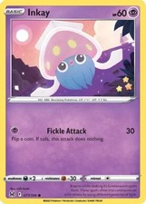 Inkay - 077/196 - Common (Lp) Lost Origin - Psychic Pokémon