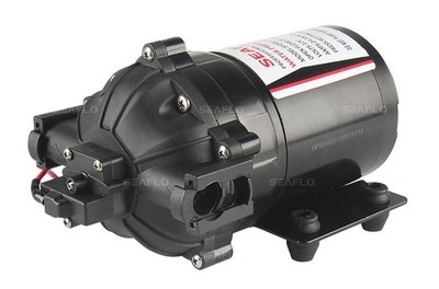 ELEKTRISCHE PUMPE 12 V SEAFLO, 26,5 L/MIN. , PRES. MAX 4 BAR