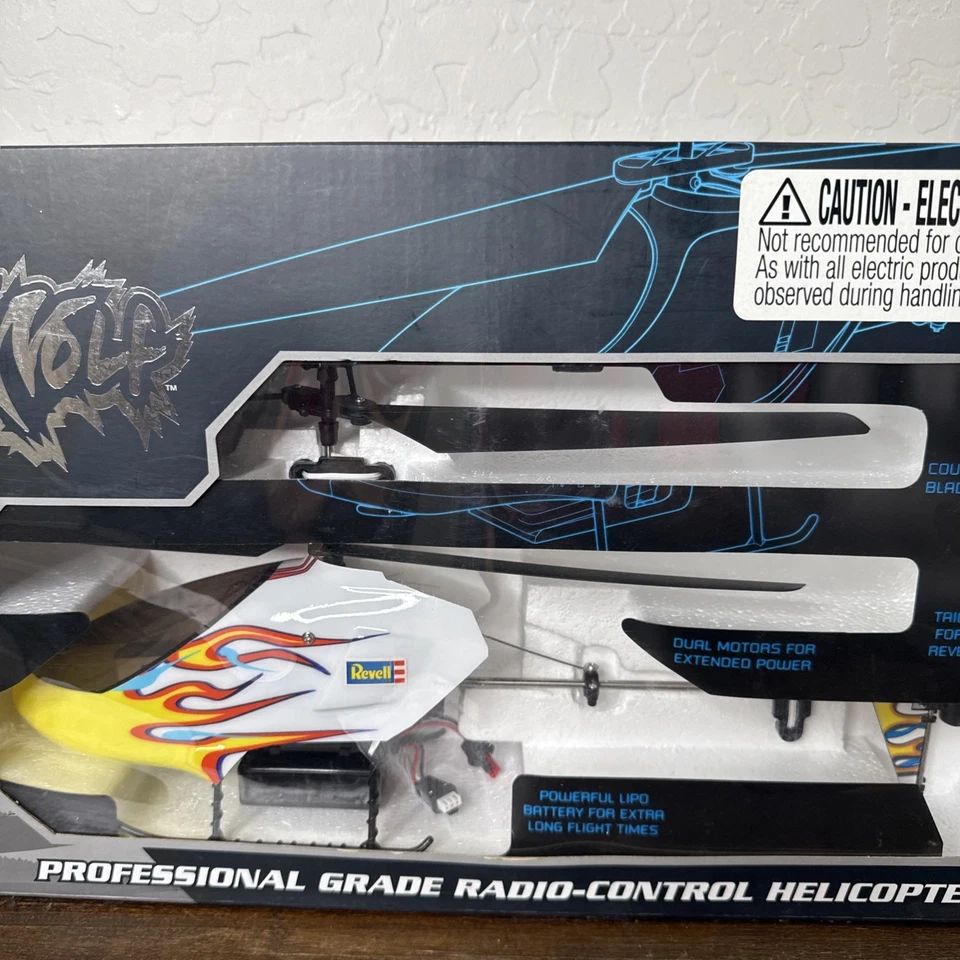 New Revell White Wolf Remote Control Helicopter RC Heli Blade - Image 3 of 4