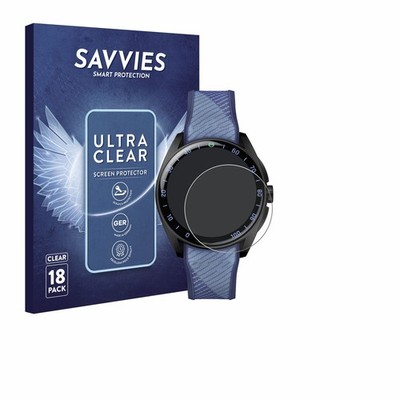 18x Schutzfolie für TAG Heuer Connected Calibre E5 X (40 mm) Displayschutz