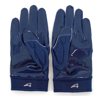 Nike Superbad Football Gloves Men's XL College Navy NFL Patriots
