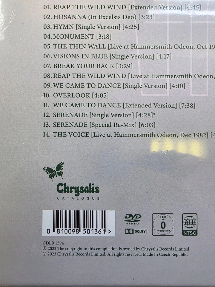 Ultravox Quartet Deluxe Edition 6 CD 1 DVD Box Set Remastered 2023 remastered  - Image 4 of 4