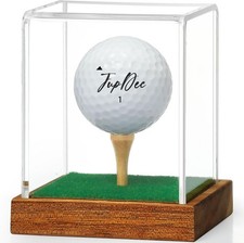 Golf Ball Display Case Hole in One Acrylic Golfball Memorabilia Display Holder