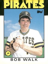 1986 Topps Traded #120T Bob Walk Pittsburgh Pirates Baseball Card