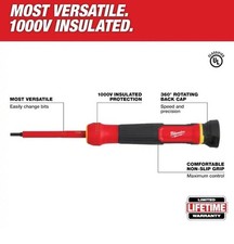 Milwaukee 48-22-2217 8-in-1 1000V Insulated Precision Multi-Bit Screwdriver Set