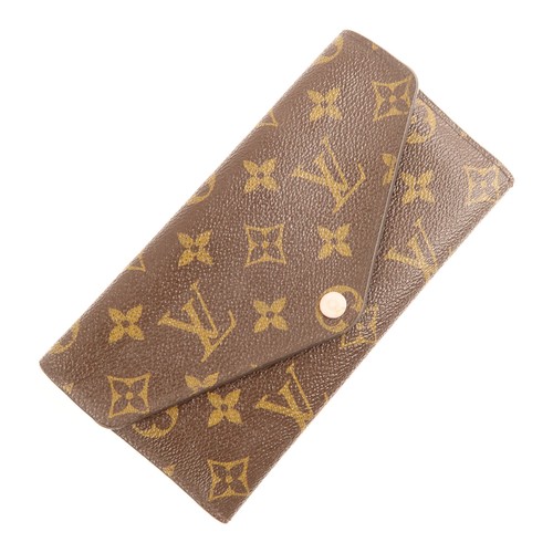 LOUIS VUITTON LV GHW Portefeuille Josephine Long Wallet M41739 Monogram Braun - Bild 3 von 16