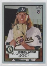 2021 Topps Chrome Platinum Anniversary Refractor Jordan Weems #139 0y83