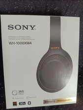 Sony WH-1000XM4 Wireless Bluetooth Kopfhörer, Schwarz, Geräuschunterdrückung