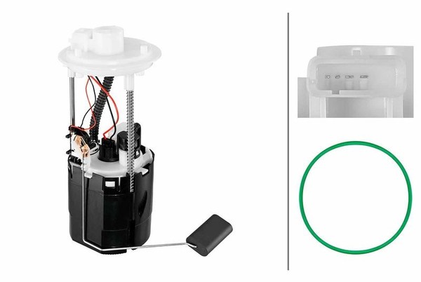 Hella 8TF 358 306-791 Elektrische Kraftstoffpumpe (Modul) Passt Zu: Fiat Doblo,-image