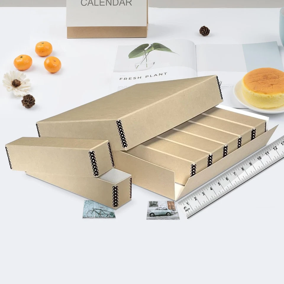 , Almacenamiento de diapositivas de archivo de 15,5" x 11,5" x 3", tiene capacidad para 840 películas, con 6 pulgadas... Foto 3 de 4