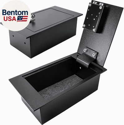#ad 0.22 Cu. Ft. Hidden Floor Safe with Key Lock – Solid Steel Construction Conceal $142.08