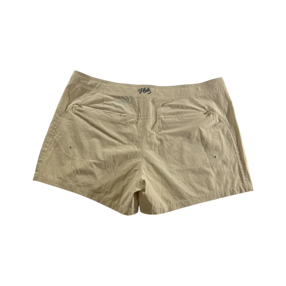 Pantalones cortos de pesca Huk para mujer talla L amarillos Foto 3 de 4