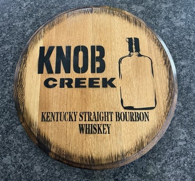 Knob Creek Jim Beam Distillery Bourbon Barrel Authentic Head 21  Dia.