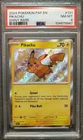 2024 Pokémon Shiny Pikachu Rare Holo SV Paldean Fates - PAF EN #131/091 PSA 8