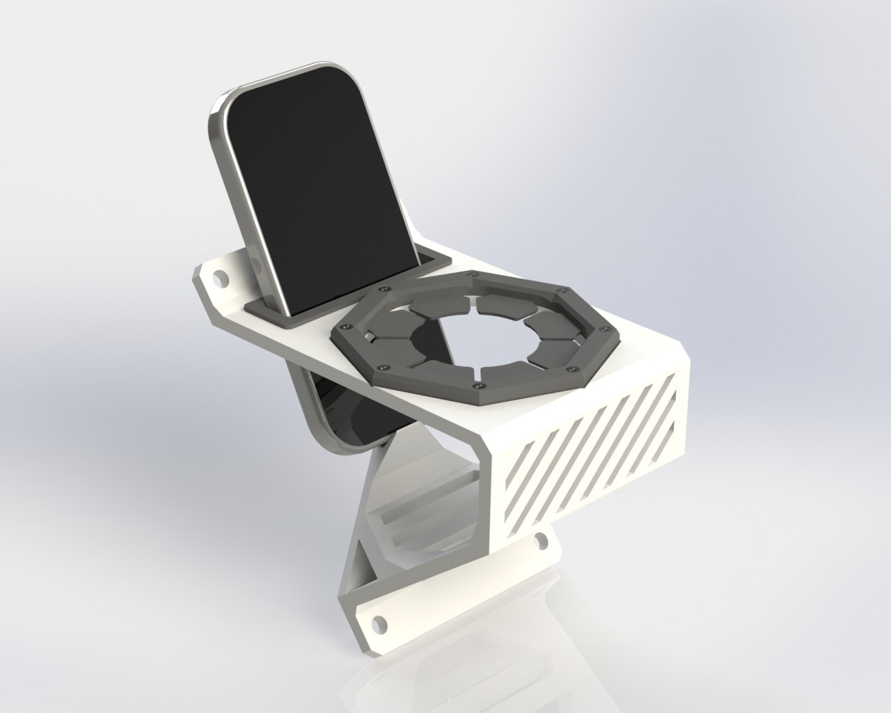 Honda Rancher Rincon Recon Cup Holder and Phone Holder Combo TRX420 2007-2025