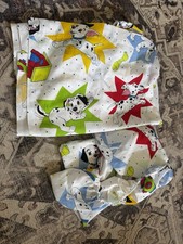Dundee Disney 101 Dalmatians Crib Fitted Sheet Set Vintage Baby Bedding