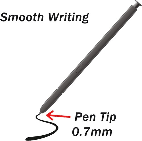 2 Stück S24 Ultra S Pen für Samsung Galaxy S dunkelgrau  - Bild 5 von 6