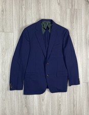 Pal Zileri Navy Sport Coat Blazer Jacket Solid Wool Size M