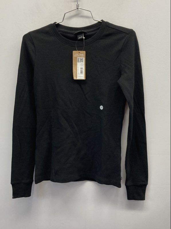 Eddie Bauer Women's Infinity Thermal Crew Neck Long Sleeve Top Black Sz S NWT