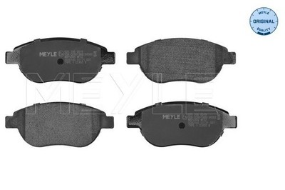 Vorderachse MEYLE 025 236 0019 Bremsbelagsatz, Scheibenbremse für CITROËN,PEUGEO