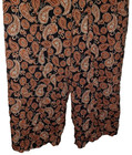 💥 Women's XL Paisley Black & Brown Jump Suit Junior's Jumper Dress New Jumpsuit — photo 4
