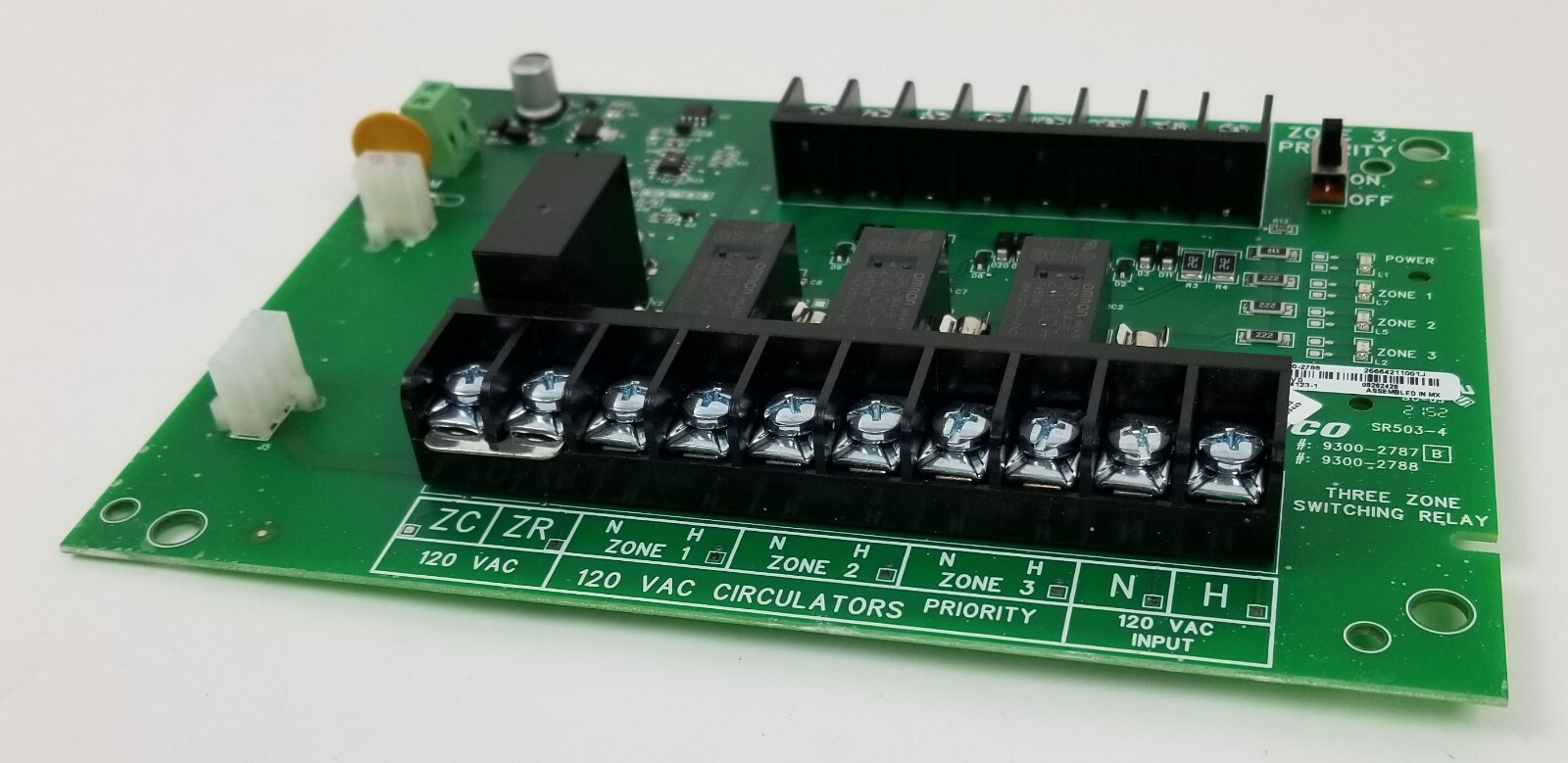 Taco SR5034 3 Zone Switching Relay Control PCB NEW eBay