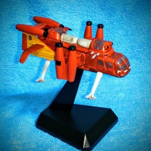 Helijet Thunderbirds Classic Heli Jet plastic figure Konami Thunderbird SF
