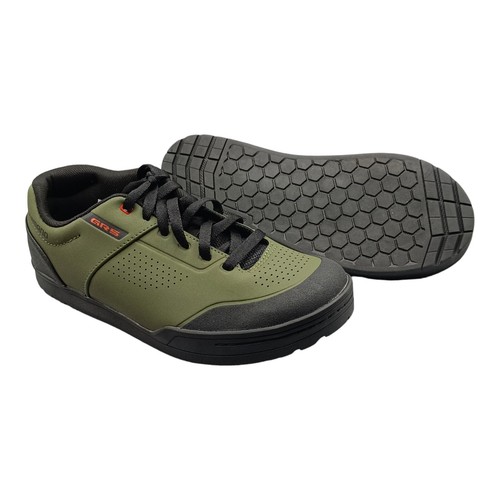 Shimano GR5 SH-GR5 All Mountain Size 41 Flat Pedal MTB Enduro Bike Shoes Olive - 第 2/12 張圖片