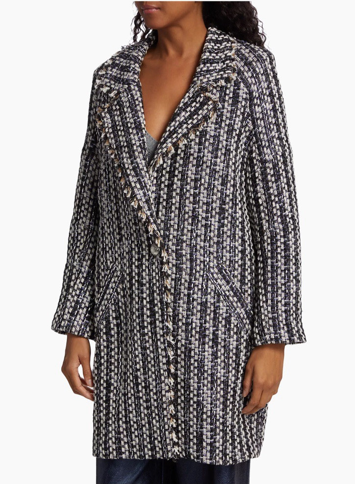 Ramy Brook Valeria Sz S-M Metallic Tweed Jacket NWOT💖/ See details💖 thumbnail 4