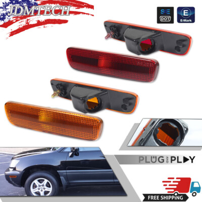 Side Marker For 1999-2003 Lexus RX300 Set of 4 Front & Rear Driver and Passenger