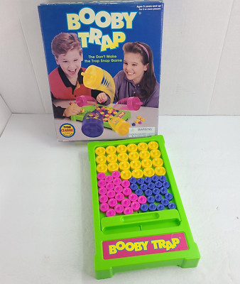 Vintage 1995 Booby Trap Board Game TYCO Retro 90s Board Games No Instructions