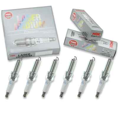 6 pcs NGK Laser Iridium Spark Plugs 2011-2017 for Honda Odyssey 3.5L V6 3.5L ja