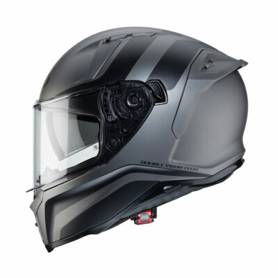 Full Face Motorcycle Helmet Caberg Avalon Blast Matte Gray Black Size L