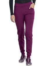 Dickies Women's Scrubs Mid-Rise Jogger Tall Pant DK155T WIN Wine Free Ship