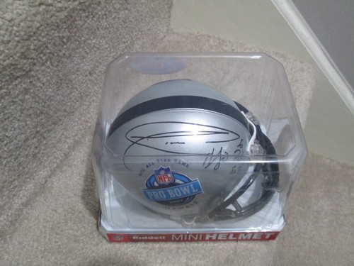 DONALD DRIVER AUTOGRAPHED 2007 PRO BOWL MINI FOOTBALL HELMET JSA AUTHENTICATED - Picture 4 of 10