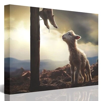 P&L ART The Sacrifice of Jesus Picture Religious Christian Home Decor Print Gift