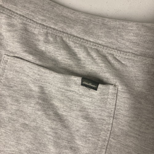 2 Pack - EDDIE BAUER Mens Lounge Shorts XL Active Waist LIGHT GREY/BLACK Knit - Picture 2 of 8